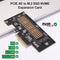 PCIe to M2/M.2 Adapter PCI Express X4 X8 X16 NVME M.2 SSD Card (Luxury)