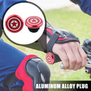 2pcs Aluminum Handlebar End Caps Plugs for MTB Road Folding Bike (Red 2) Newly