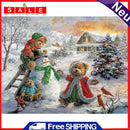 Full Embroidery Set Cross Stitch Needlework Kit 11CT Bear Snowman Animal Nature