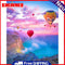 Balloon Valley Oil Painting By Numbers Canvas Wall Drawing Kits DIY Home Decor