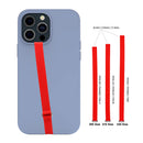 3pcs Phone Soft Band Cellphone Strap Ropes Loop Wristband Hand Holder (Red)