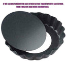 4" Pie Cake Tart Removable Non-Stick Bottom Baking Pan Cooking Pastry Mold C1J5