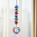Crystal Love Light Catcher- Hanging Pendant Valentines Day Gifts (Colorful)