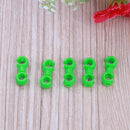 10pcs Bike Bicycle Brake Gear Cable S Style Clips House Hose Guide(Green)