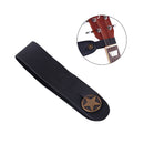 Leather Electric Guitar Strap Holder Button Safe Lock Belts for Bass Ukulele