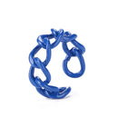 Hand-painted Geometric Irregular Dripping Oil Open Rings Women Korean Jewelry
