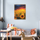 5D Diamond Painting Kit Sunflower Full Round Drill DIY Crafts Mosaic Picture