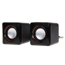 USB 3.5mm Stereo Mini Speaker Subwoofer for Desktop Laptop Notebook Tablet