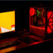 12V 3-4Pin 15LED Lighting PC Case Fan Cooler Computer Cooling Fan (Red)
