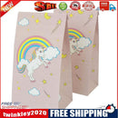 12pcs Horse Rainbow Paper Gift Bag Baby Shower Birthday Party Candy Box