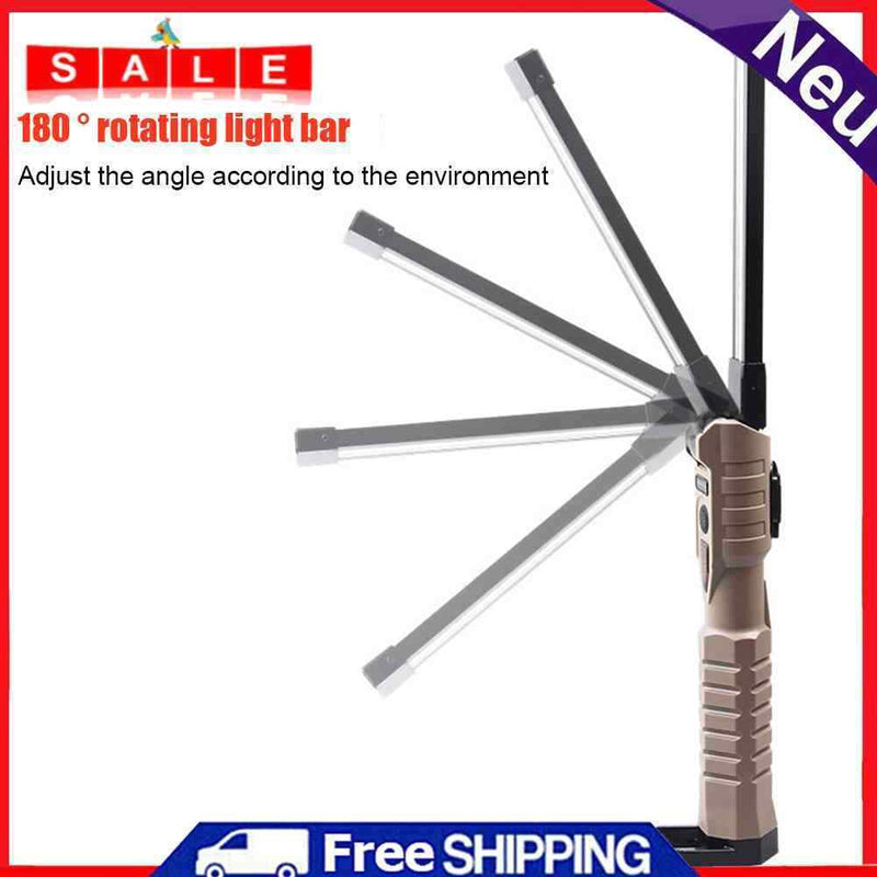 COB + XPE LED USB Flashlight Work Lights Waterproof Hanging Car Repair