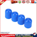 100pcs Car Truck Bike Tire Wheel Air Valve Stem Caps Dust Covers (Blue) Newly