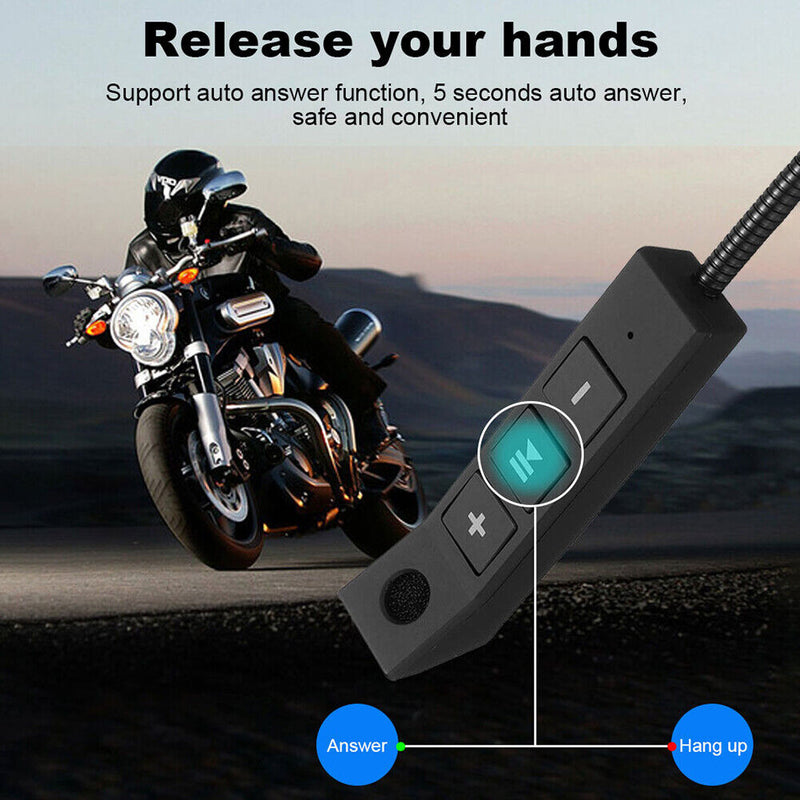 Bluetooth Compatible 5.0 Outdoor Motorcycle Communication System Headphone