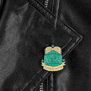 Geometric Digital Letters Brooches Badge Jacket Backpack Jewelry Accessories