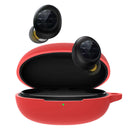 Wireless Dust-Proof Headset Cover Case for Realme Buds Q2 Protector (Red) Newly