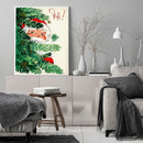 Tree Santa Frameless Picture Oil Paint By Numbers Hand Painted Picture for Home