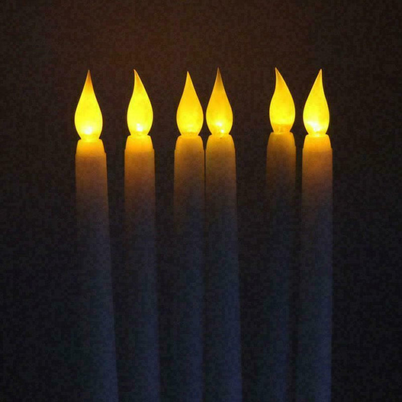 6Pcs Electric LED Candles Flickering Flameless Battery N0D1 Xmas Candle R9Z0