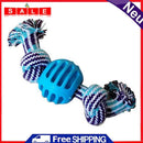 Puppy Bite Heavy Duty Cotton Rope Double Knot Ball Pet Dog Interactive Play Ball