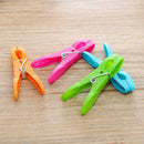 24Pcs Laundry Clothes Pins Hangings Pegs Clips Plastic Hangers Clothes K0T0