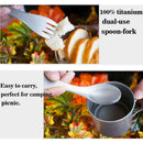 Accessories Cutlery Fork Spoon Cookware Ultralight Spork EDC Outdoor tool