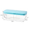 Ice Cube Tray with Lid Silicone Ice Maker Mold Bar Kitchen Tools (Blue) Newly