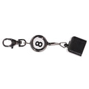 Snooker Pool Cue Chalk Holder Clips Keychain Portable Keyrings Drawing Belt Clip