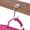 Portable Metal Handbag Hook Hanger Foldable Table Bag Purse Holder Hanger(D