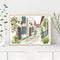 14CT Partial Cross Stitch Corner of Street Counted DIY Embroidery Kits Handmade