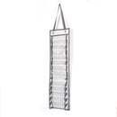 Wall Mounted Vinyl 14 Roll Storage Rack Hanging Compartment Bag (with Hook)