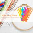 4x Sewing Thread Organizer Holder 20 Positions Cross Stitch Row Line Tools