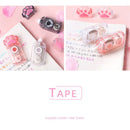 Stationery School Office Supplies 5mm * 6m Correction Tape Cartoon Cat Claw