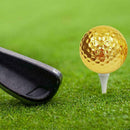 1pcs Golf Ball Electroplated Golf Double-layer Ball Golden Best G9J3 W6Z6