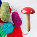 Wooden Small Mushroom Darning DIY Repair Patch Clothes Socks Sewing Accessories