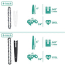 Chainsaw Chain Chain Guide Plate Chainsaw Chain and Plate Chain Hot J7A6 E9Y2