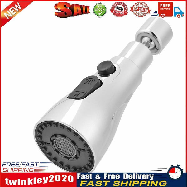 Kitchen Pull Out Faucet Nozzle Basin Spray Water Tap (Upgraded+Adapter) Newly