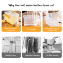 Drink Dispenser Leak-Proof Spigot Clear Storage with Filter Screen (Yellow)