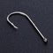 50pcs High Carbon Steel Barbed Fishing Hooks Sea Fishing Bait Holders(No.2)