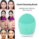 Silicone Cleansing Brush Face Care Skin Vibration Massager Mini Beauty Soft Tool