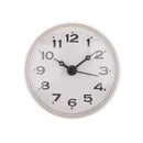 Waterproof Bathroom Mini Anti-Fog Watch Suction Cup Wall Clock Sucker