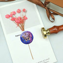 25mm Animal Round Retro Wax Seal Stamp Head Fire Paint for Wedding Invitati