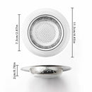 Anti Block Waste Drainer Sink Strainer Food Hair Stopper Filter Basket Colander