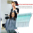 50pcs Hair Care Clips Stainless Steel Hairdressing Sectioning Clamp (Green)