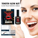 Kids Hygiene Kit Tooth Gem Set White Tooth Teeth Cleaning in Water Black`
