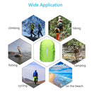 Waterproof Backpack Rain Cover Antislip Cross Buckle Strap (Green M)
