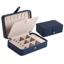 Gift Leather Double Layer Storage Box Jewellery Display Case Jewelry Box