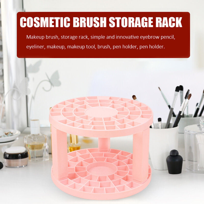 #A Make Up Brush Holder Large Capacity Makeup Brush Stand Plastic Make Up Organi