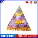 Crystal Orgone Pyramid Healing Reiki Chakra Stones Orgonite Pyramid 6cm (A)