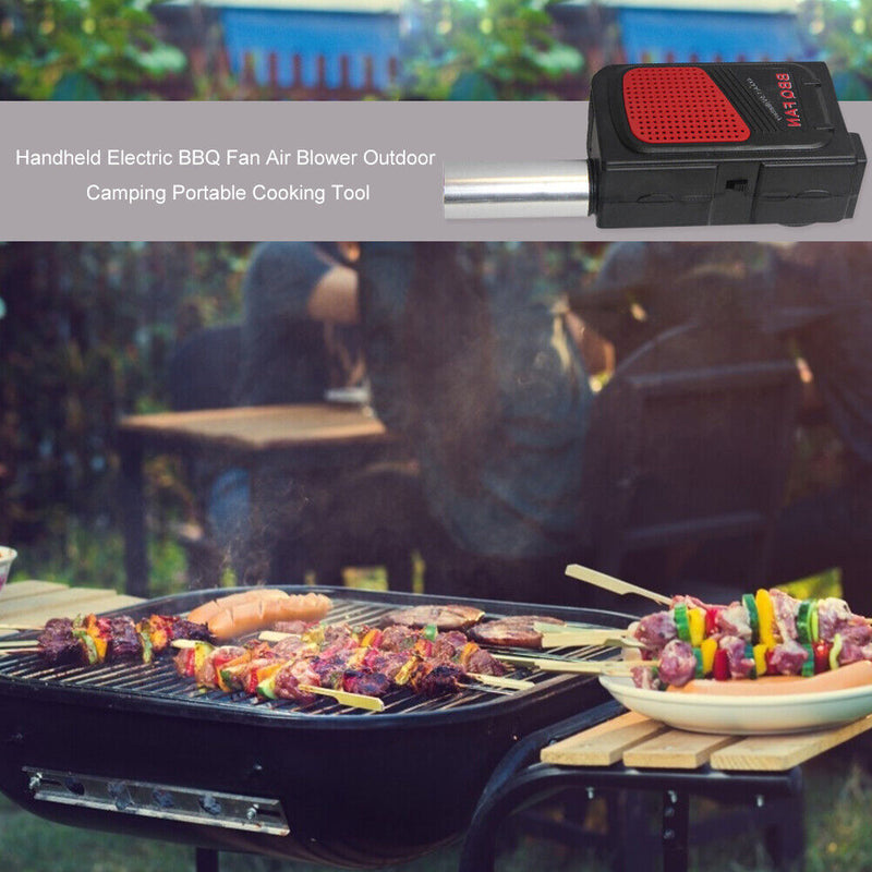 BBQ Fan Air Blower Handheld Electric Convient Barbecue Picnic Cooking Tools