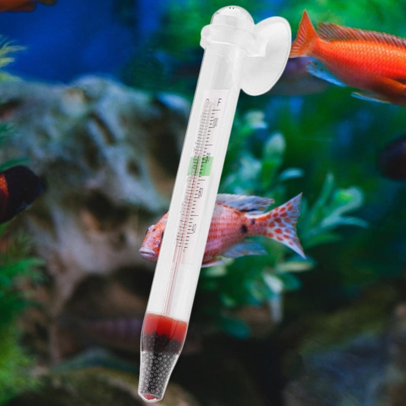 Aquariums Thermometer Glass Tube Submersible Waterproof Temperature Measurement