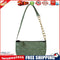 Alligator Pattern Handbag Tote Women Leather Underarm Shoulder Bag (Green)